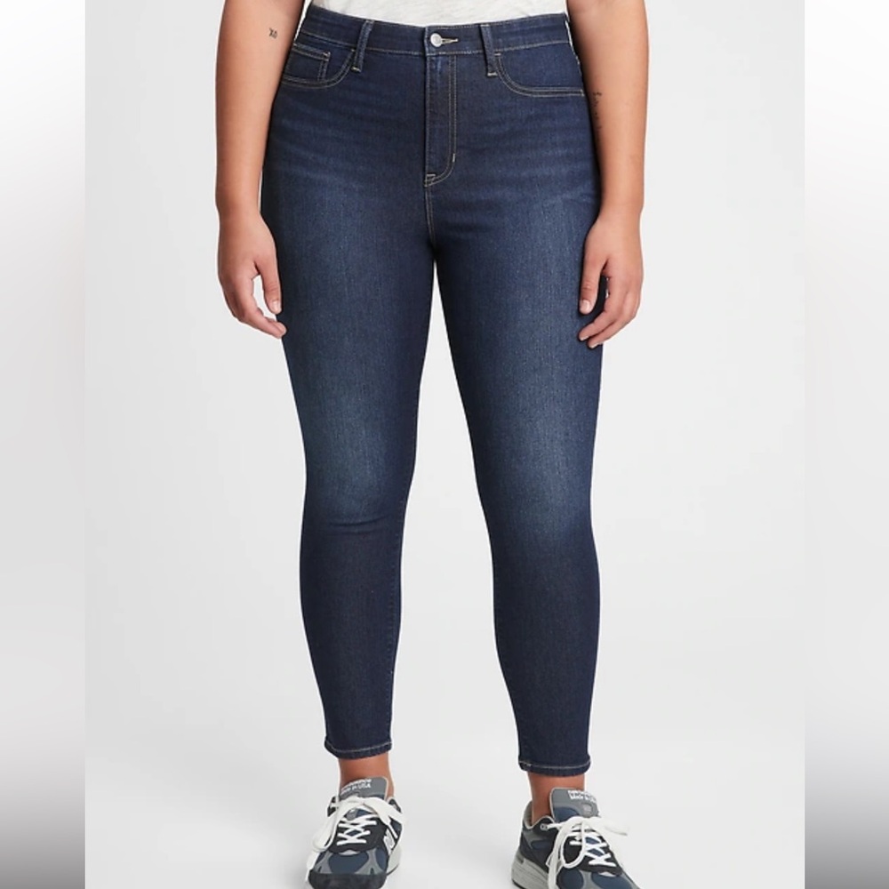 GAP High Rise Dark Blue Jeggings
